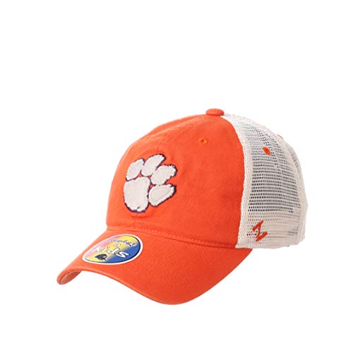 NCAA Clemson Tigers Adjustable University Hat Kids Team Color, Clemson Tigers Orange, Adjustable