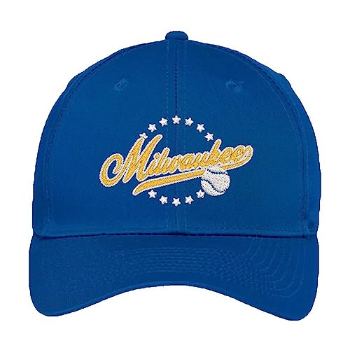 Milwaukee Baseball Vintage Fan Hat (Royal Hat)