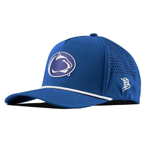 Branded Bills Officially Licensed x Penn State Nittany Lions Royal 5-Panel Penn State Team Logo PVC