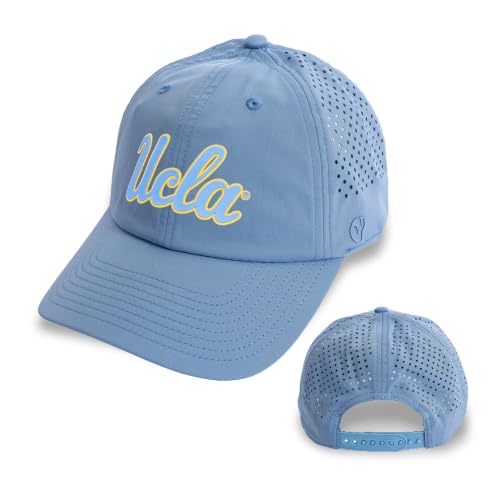 Desert Cactus UCLA Bruins BreezePro Baseball Hat (BP1-Light Blue A) | Officially Licensed University of California Los Angeles Bruins Unstructured BreezePro Performance Hat Snapback Strap