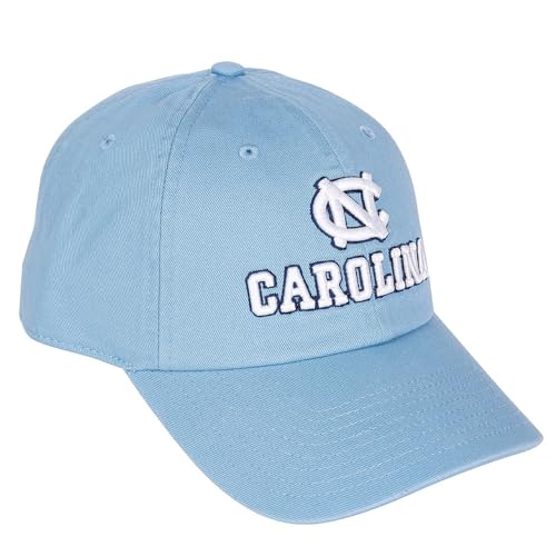 Desert Cactus UNC Tar Heels Embroidered Baseball Hat (D1) Light Blue