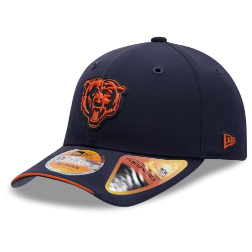 New Era Men's Navy Chicago Bears 2026 Sideline 39THIRTY M-Crown Flex Hat