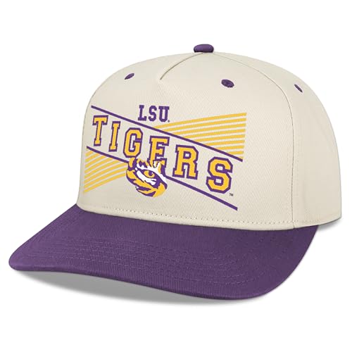 Legacy NCAA Officially Licensed Baseball Hat, LSU Tigers Team Color