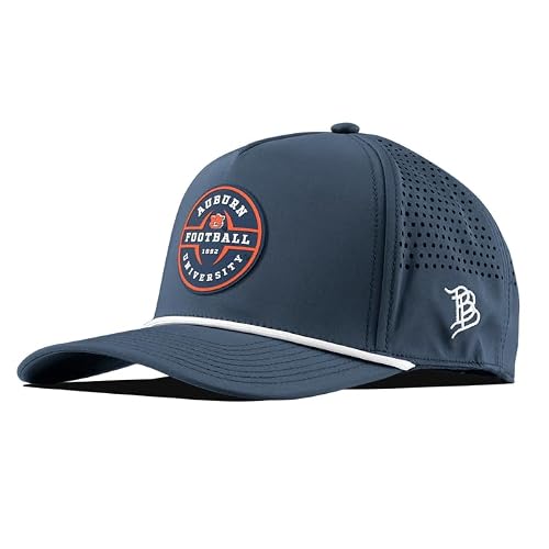 Branded Bills Officially Licensed x Auburn Tigers Navy 5-Panel Auburn Football Legacy PVC