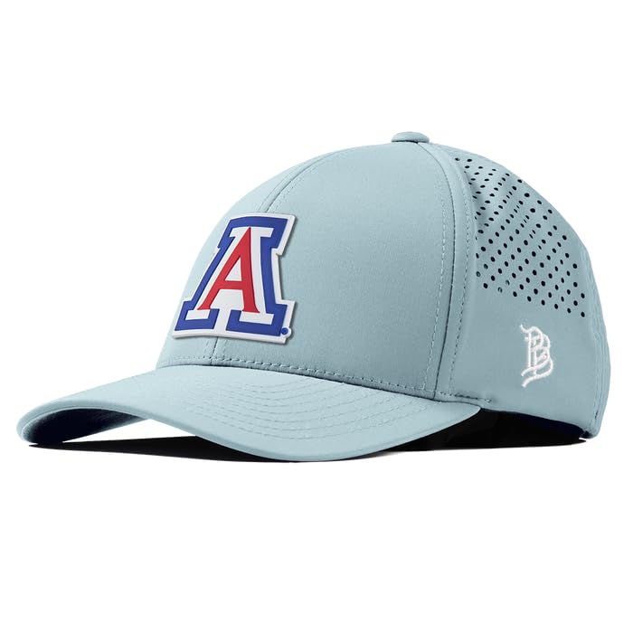 Branded Bills x University of Arizona Sky Blue Curved Performance Arizona Block PVC