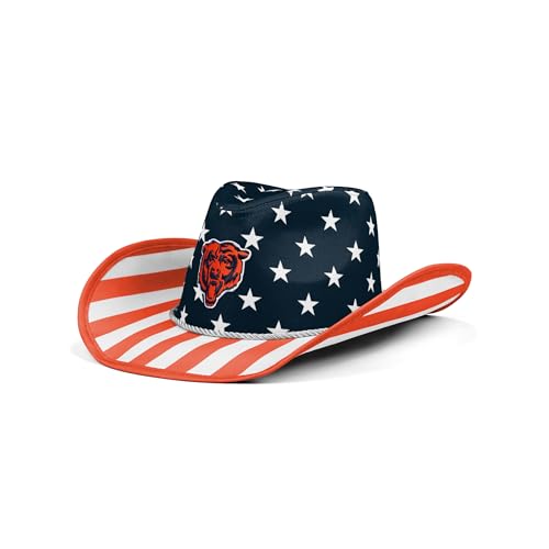 FOCO Chicago Bears NFL Americana Cowboy Hat Team Color