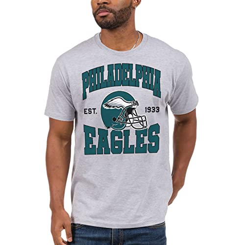 Junk Food NFL - Philadelphia Eagles Team Helmet Adult SS T-Shirt