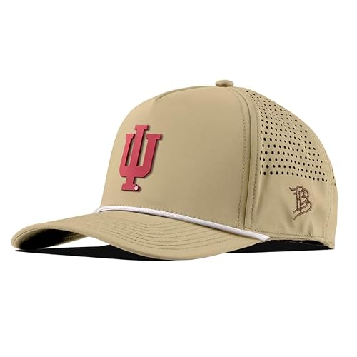 Branded Bills Officially Licensed x Indiana Hoosiers Desert 5-Panel Indiana Team Logo PVC