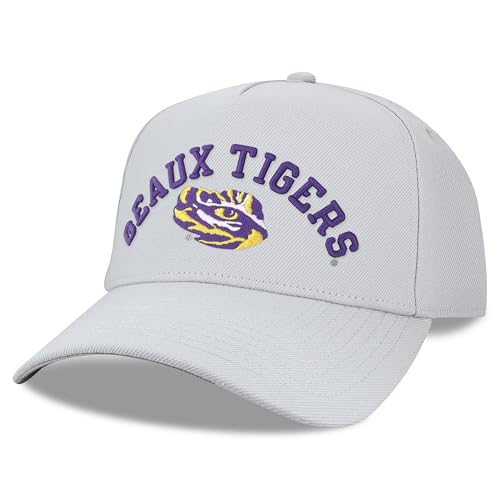 Legacy NCAA Officially Licensed Baseball Cap, LSU Tigers Grey