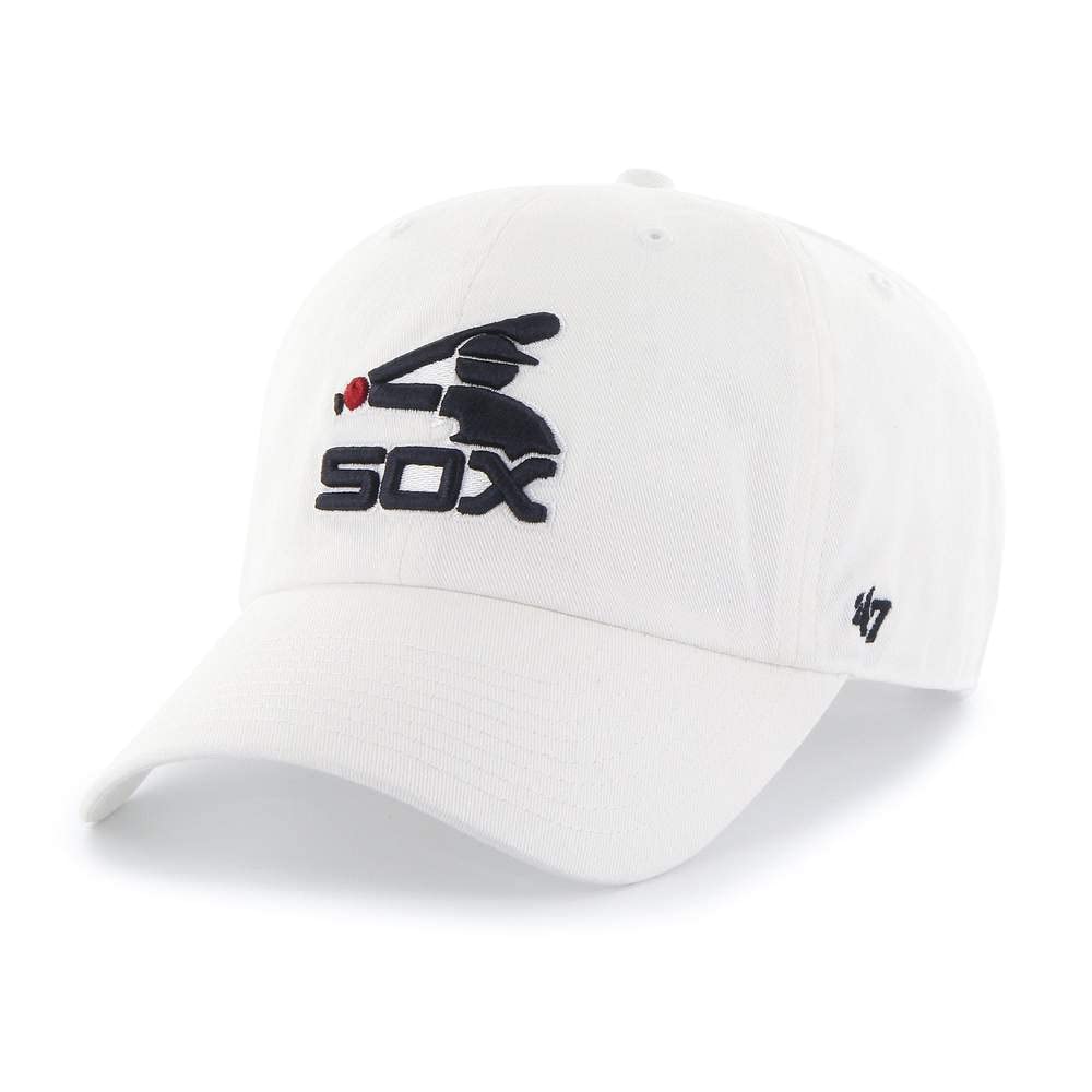 47 Chicago White Sox Cooperstown Clean Up Dad Hat Baseball Cap - White
