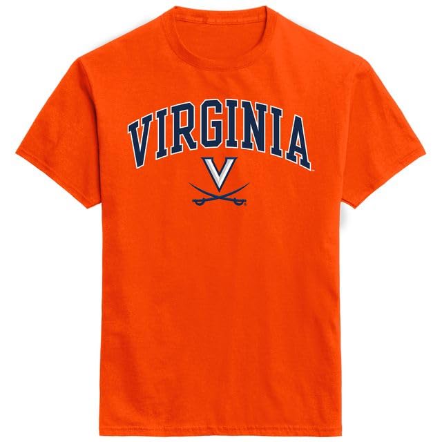 Barnesmith University of Virginia UVA Cavaliers Short-Sleeve T-Shirt, Spirit, Orange, Large