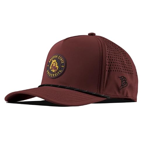Branded Bills Officially Licensed x Arizona State Sun Devils 5-Panel Maroon ASU Sparky's Legacy PVC