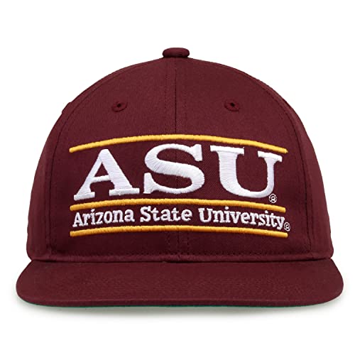 The Game NCAA Arizona State Sun Devils, Unisex Retro Bar Design Hat, Adjustable, One Size