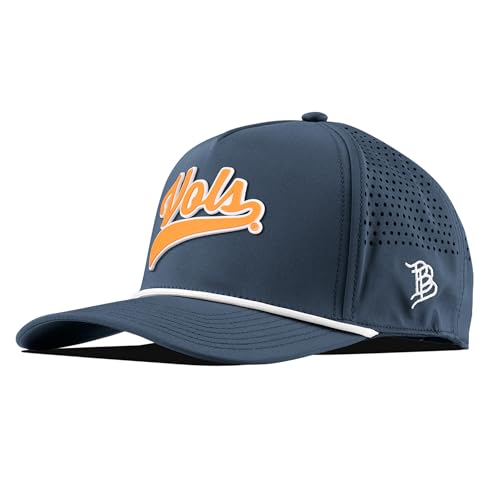 Branded Bills Officially Licensed x Tennessee Volunteers Orion 5-Panel Tennessee Vols Script PVC Navy