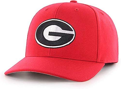 Georgia Bulldogs Classic Hat Fitted Cap (Medium) Red