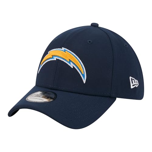 New Era Men's Navy Los Angeles Chargers Core Team 39THIRTY Flex Hat