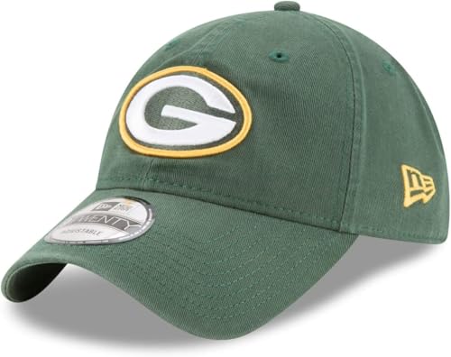 New Era NFL Core Classic 9TWENTY Adjustable Hat Cap One Size Fits All (Green Bay Packers)