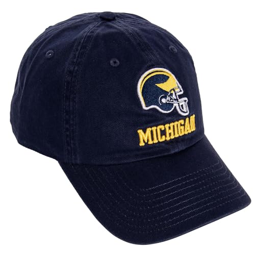 Desert Cactus University of Michigan Embroidered Baseball Hat (J1) Blue