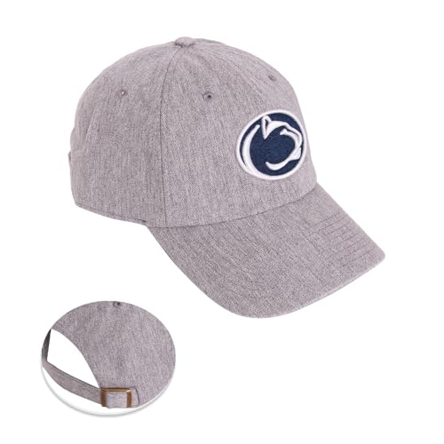 Desert Cactus Penn State University Baseball Hat Pennsylvania PSU Nittany Lions Brimmed Embroidered Hats Cap Adjustable Cloth Strap Adult (Style C1)