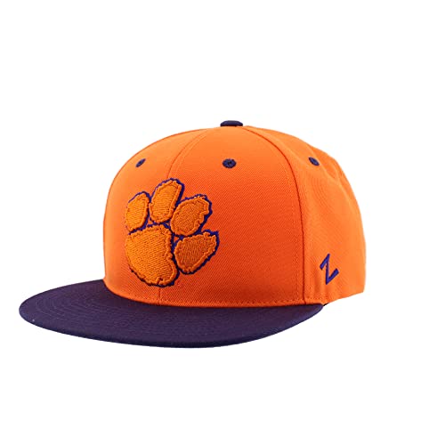 Clemson Tigers NCAA Officially Licensed Snapback Hat Flat Brim Z11