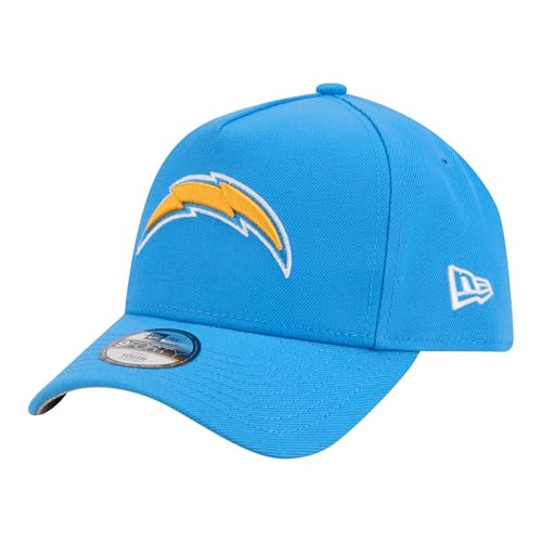 New Era Youth Powder Blue Los Angeles Chargers 9FORTY A-Frame Adjustable Hat