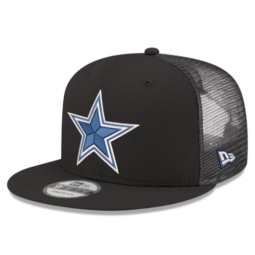 New Era Men's Black Dallas Cowboys Core Team 9FIFTY Trucker Snapback Hat