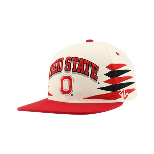 Ohio State Buckeyes NCAA Officially Licensed Hat Flat Snapback Z11 Retro Diamond Team Color