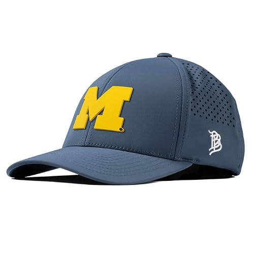 Branded Bills Officially Licensed x Michigan Wolverines Orion Curved Performance Michigan Block PVC