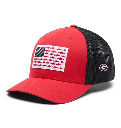 Columbia Unisex Collegiate PFG Mesh Fish Flag Ball Cap
