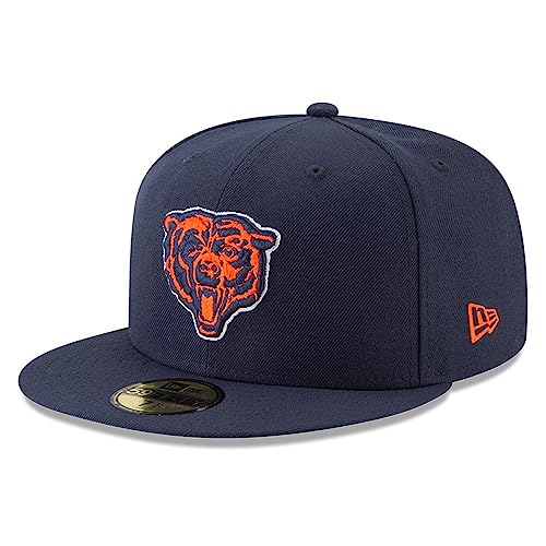 New Era Men's Navy Chicago Bears 59FIFTY Fitted Hat