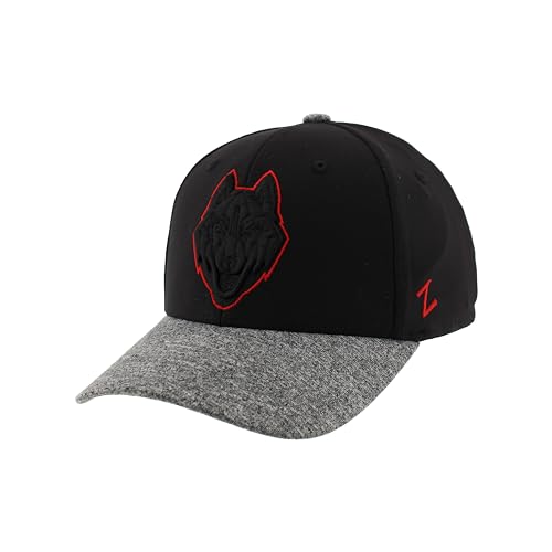 Zephyr Standard NCAA Officially Licensed Hat Pristine Night Life, Black, One Size