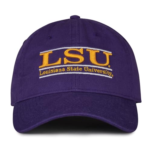 The Game Split Bar Design Trucker Mesh Hat, Purple, Adjustable, LSU Tigers
