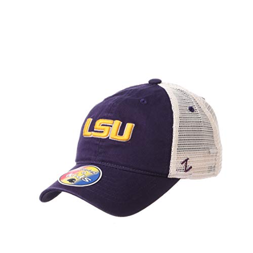 NCAA LSU Tigers Adjustable University Hat Kids Team Color, LSU Tigers Purple, Adjustable