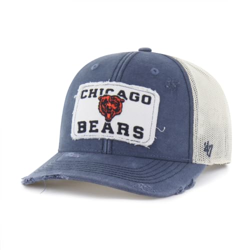 47 Men's Navy Chicago Bears Egremont Well-Worn Adjustable Trucker Hat