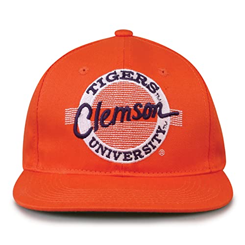 The Game NCAA Clemson Tigers Retro Circle Design Hat, Adjustable, One Size
