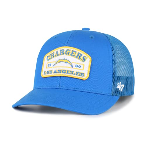 47 Men's Blue Los Angeles Chargers Roadway Adjustable Trucker Hat