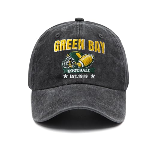 Football Fan Baseball Cap Embroidered Adjustable Unisex Sun Hat