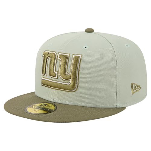 New Era Men's Light Green/Olive New York Giants Color Pack 59FIFTY Fitted Hat