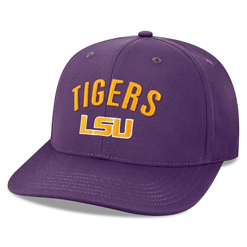 Legacy NCAA Officially Licensed Baseball Hat, LSU Tigers Team Color