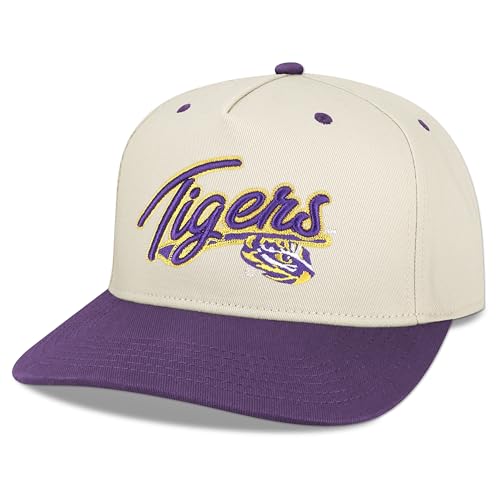 Legacy NCAA Officially Licensed Baseball Hat, LSU Tigers Team Color