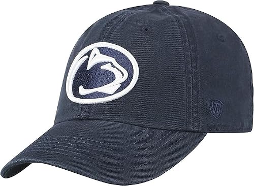 Penn State Collegiate Adjustable Hats (Adjustable Hat, Penn State Logo Navy)