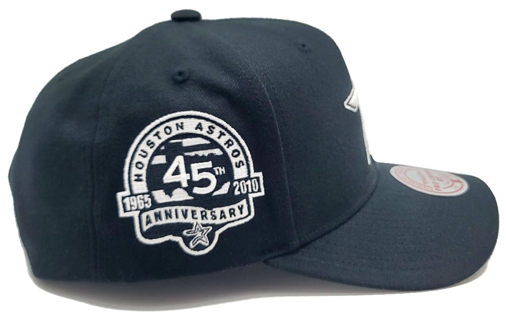 Mitchell & Ness Houston Astros New Retro Panda Pro 45th Anniversary Black White Era Snapback Hat Cap