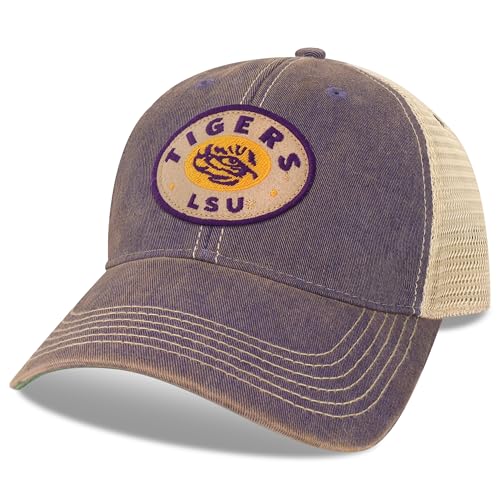 Legacy NCAA Officially Licensed Baseball Hat, LSU Tigers Team Color