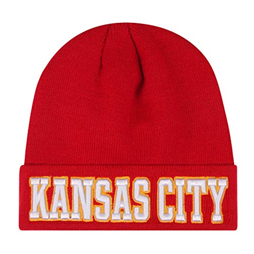 Kansas City Hat Classic Knit Beanie Hat for Women Men, Soft Stretch Cuffed Winter Thick Hats Skiing Beanies