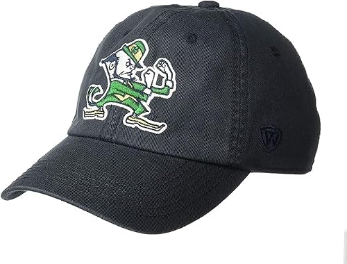 Collegiate Primary Color Relaxed Fit Adjustable Hats (US, Alpha, One Size, ND Mascot)