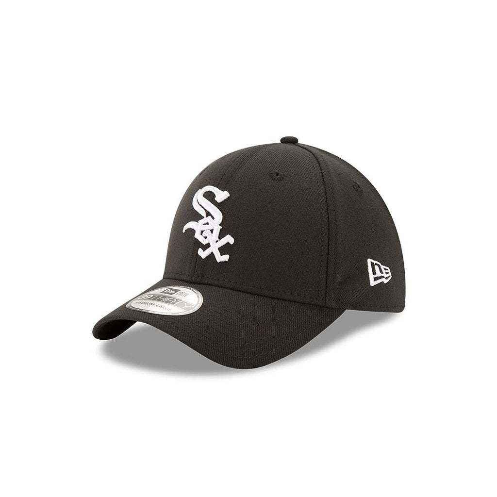 New Era MLB Chicago White Sox Team Classic Game 39Thirty Stretch Fit Cap, Black, Small/Medium