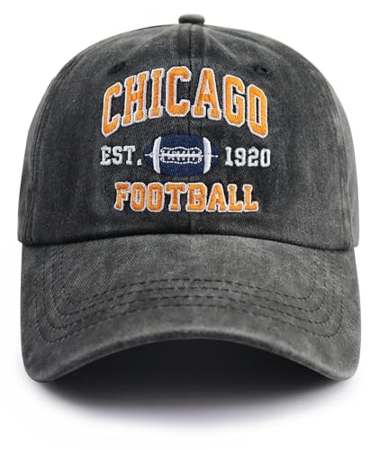 Football Hats for Men Women, Adjustable Embroidered Baseball Cap, Christmas Birthday Gifts for Mom Dad Papa Mama Husband Wife-26