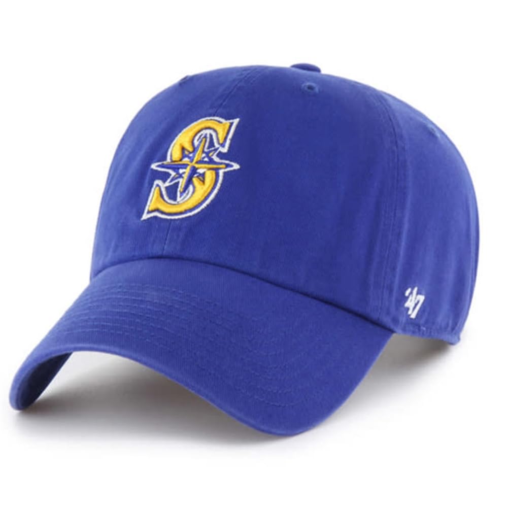 Seattle Mariners Clean Up Adjustable Hat - Royal