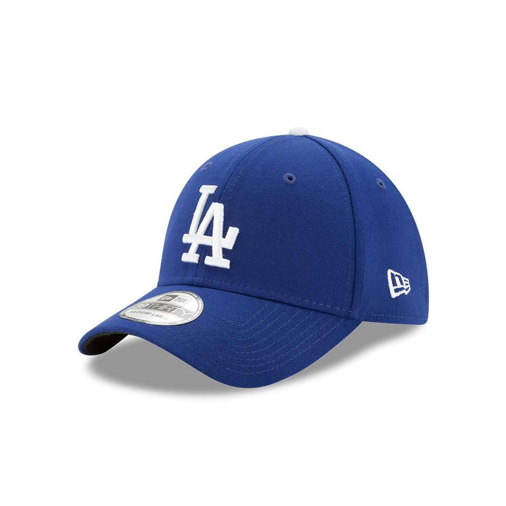 New Era MLB Los Angeles Dodgers Team Classic Game 39Thirty Stretch Fit Cap, Blue, Small/Medium