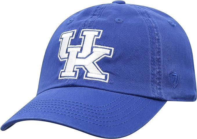 Kentucky Collegiate Adjustable Hats (Adjustable Hat, Kentucky Logo Blue)